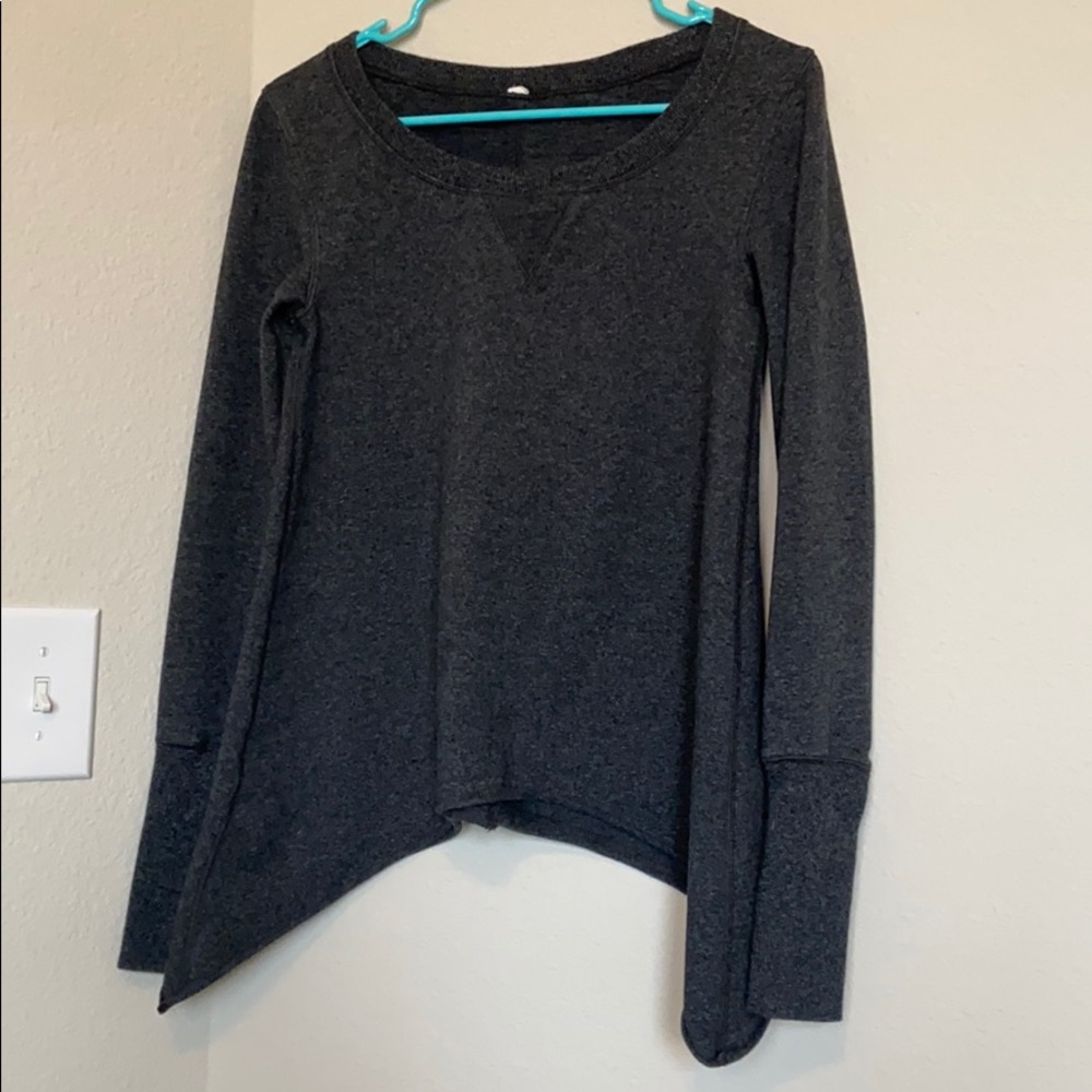 Lululemon asymmetrical hem sweater